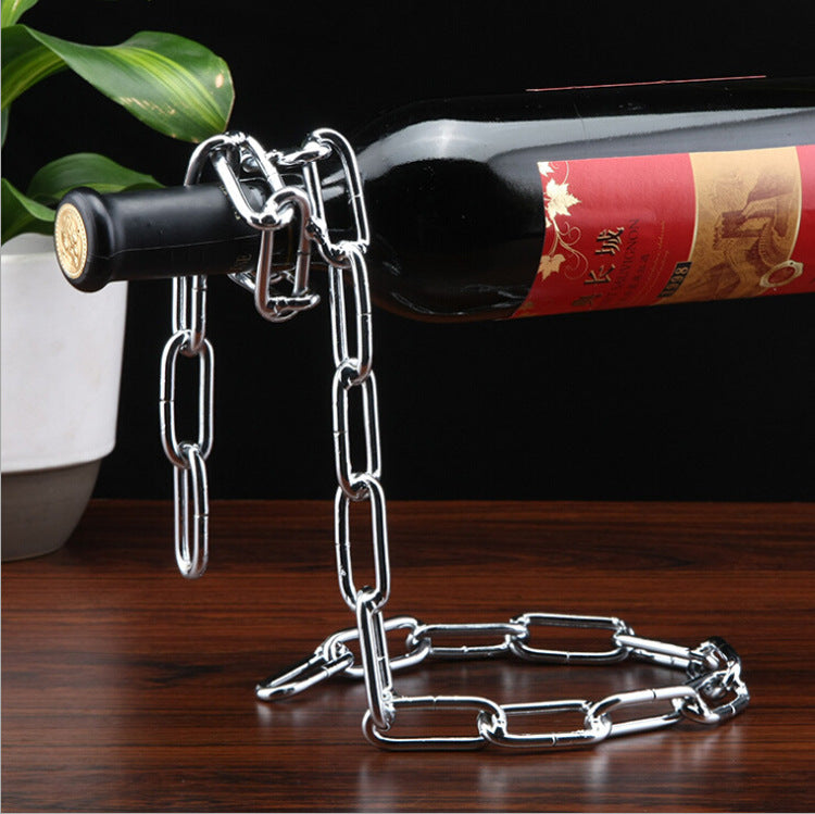 Floating Wine Holder Wine Rack Bracket Wine Bottle Holder Home Decoration Stand Shelf Table Decor Display Gift