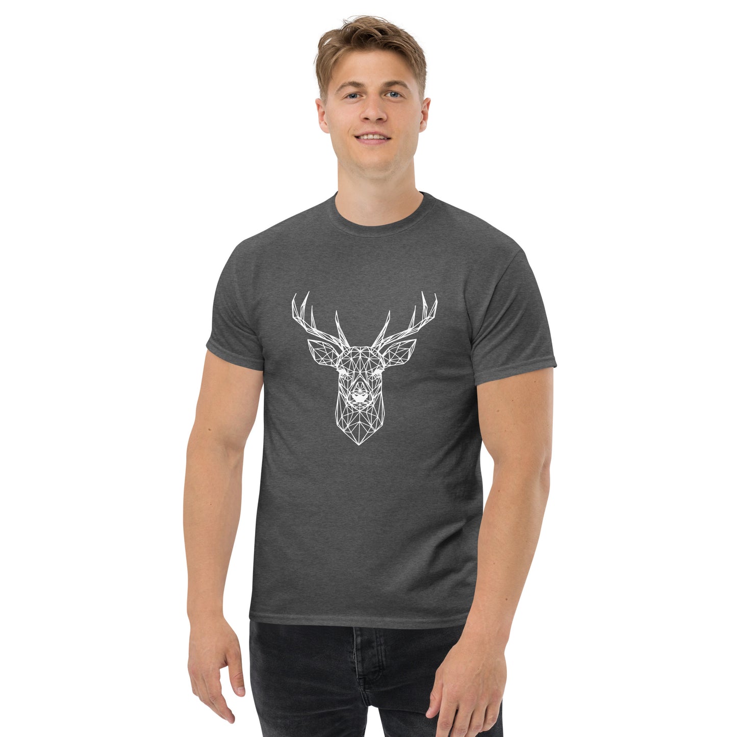 Men's classic T-Shirt with Deer Pattern