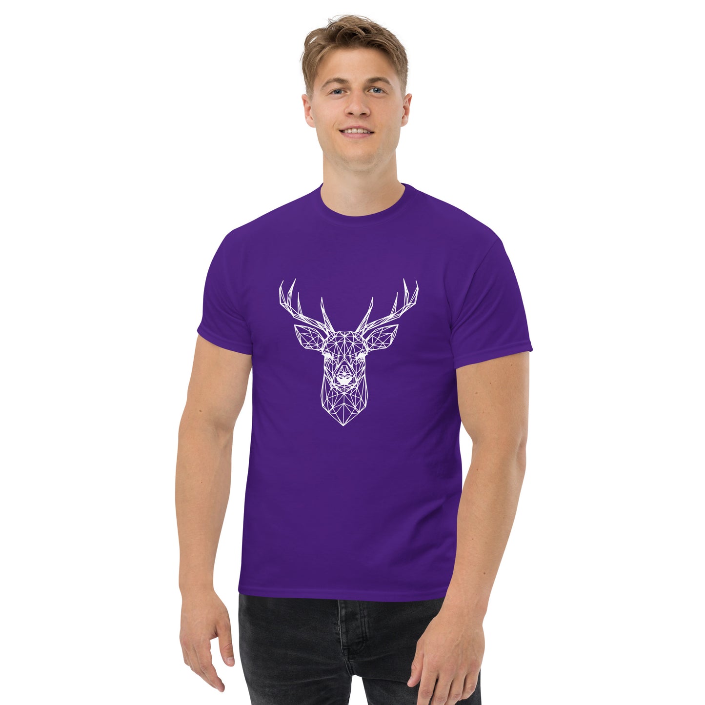 Men's classic T-Shirt with Deer Pattern