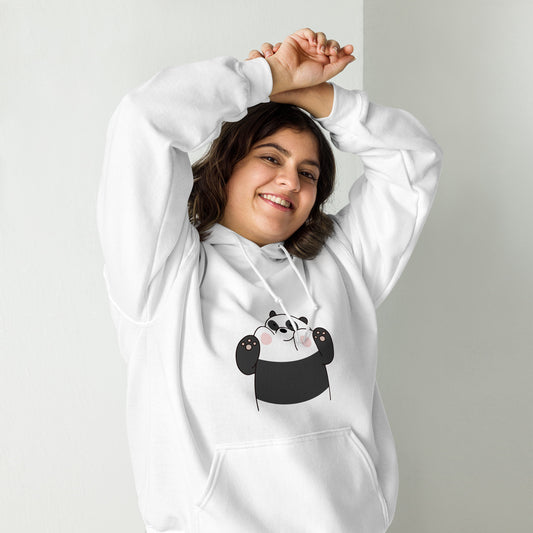 Cute Panda Design on Unisex Hoodie